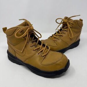 Nike Manoa Leather Boots BQ5372-700 Youth‎ Kids Size 4 Y